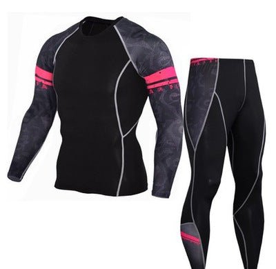 Men's Fashion And Comfort Printed Long Sleeve Gym Suit | Luxury Home Accessories | Heulog Glow