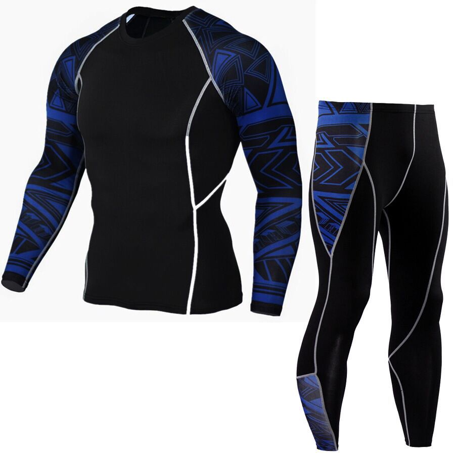 Men's Fashion And Comfort Printed Long Sleeve Gym Suit | Luxury Home Accessories | Heulog Glow