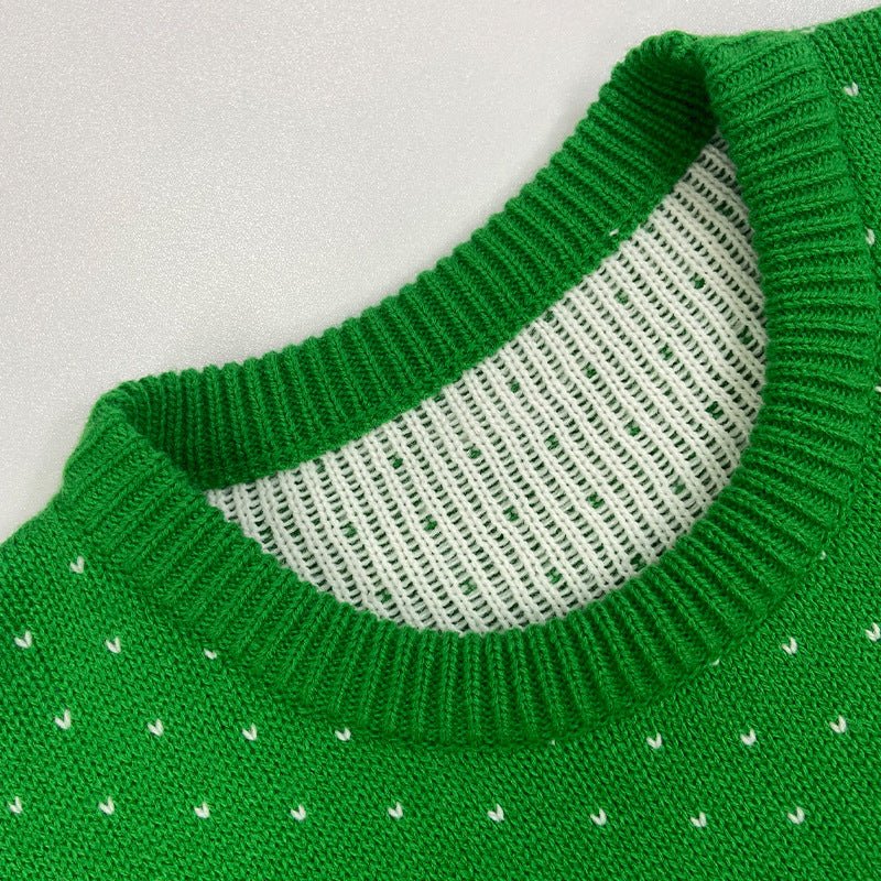 Men's Fashion Loose Jacquard Christmas Sweater | Luxury Home Accessories | Heulog Glow