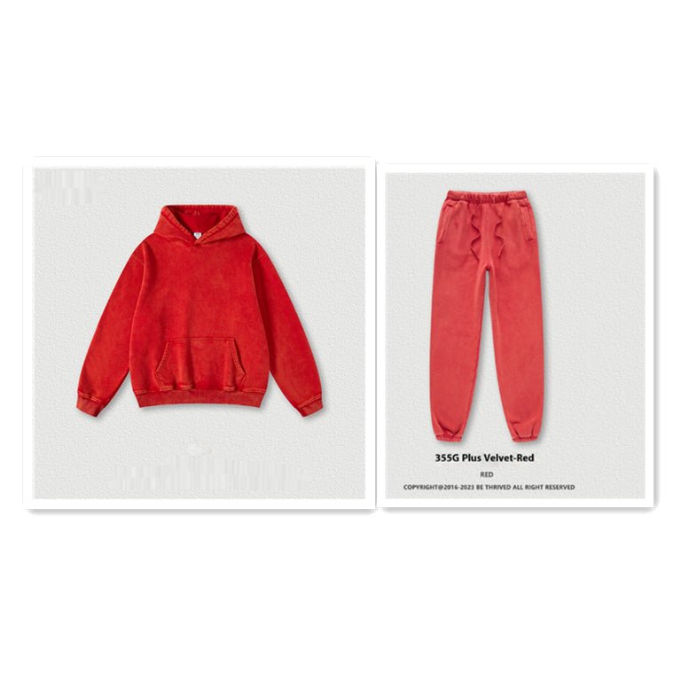 Men's Fashion Retro Velvet Padded Hooded Sweatshirt | Luxury Home Accessories | Heulog Glow