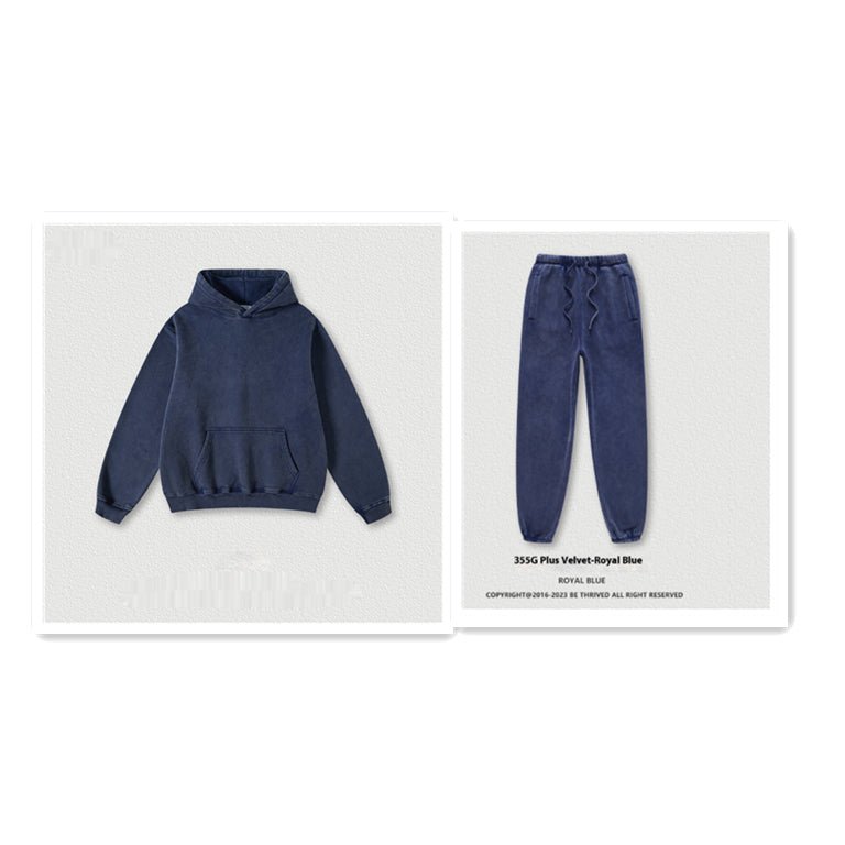 Men's Fashion Retro Velvet Padded Hooded Sweatshirt | Luxury Home Accessories | Heulog Glow