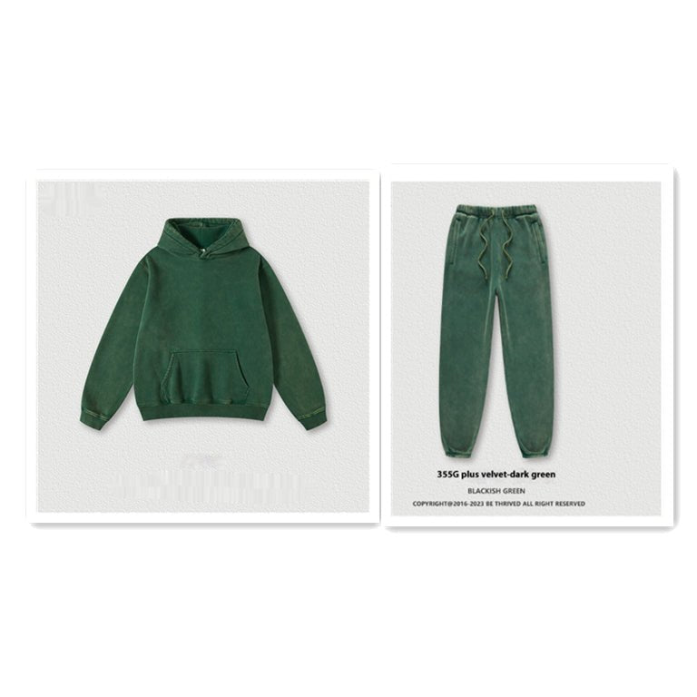 Men's Fashion Retro Velvet Padded Hooded Sweatshirt | Luxury Home Accessories | Heulog Glow