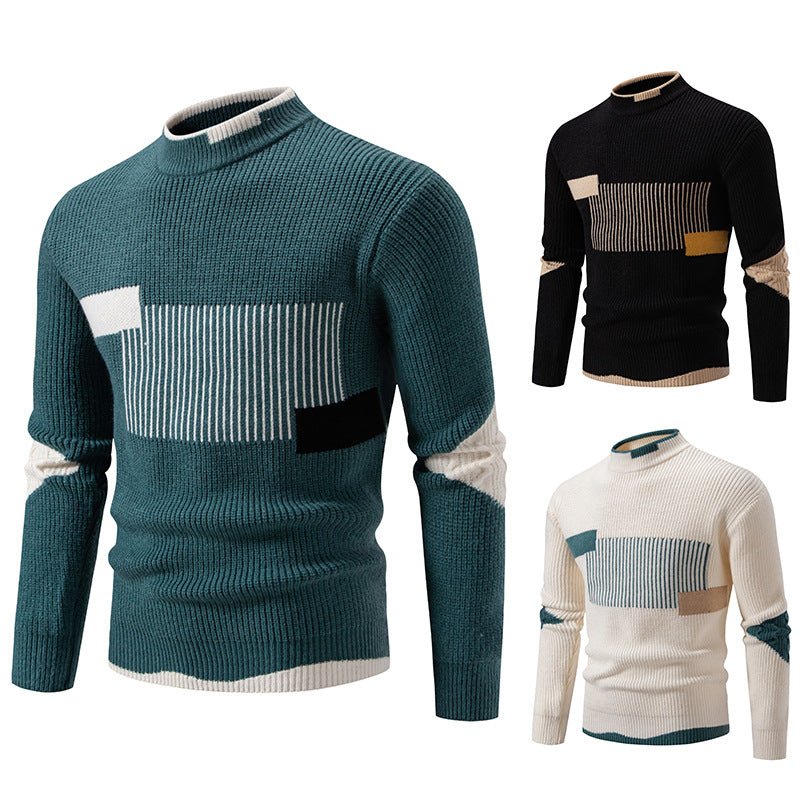 Men's Fashion Trend Multicolor Woven Cotton Velvet Sweater | Luxury Home Accessories | Heulog Glow