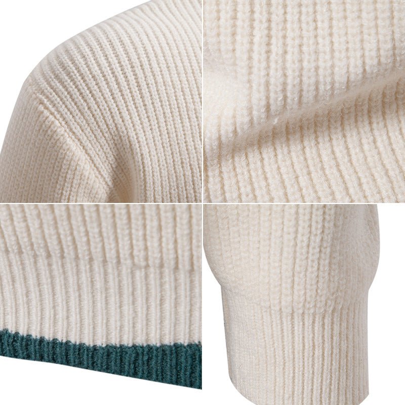 Men's Fashion Trend Multicolor Woven Cotton Velvet Sweater | Luxury Home Accessories | Heulog Glow