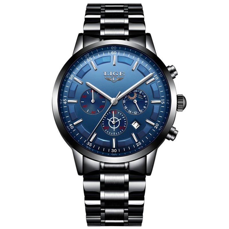 Men's Fashion Waterproof Moon Quartz Business Sports Watch | Luxury Home Accessories | Heulog Glow