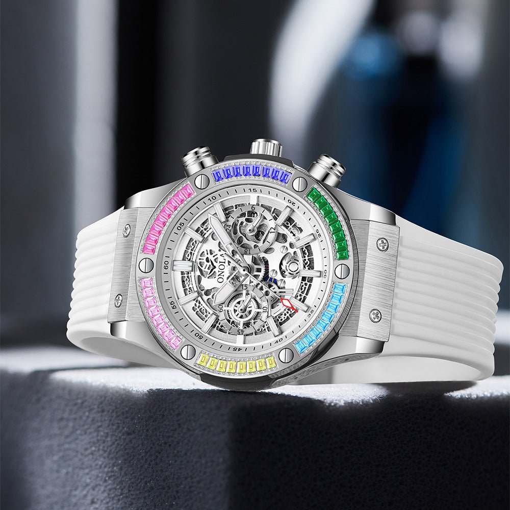 Men's Fashionable All-match Waterproof Multi-functional Quartz Watch | Luxury Home Accessories | Heulog Glow