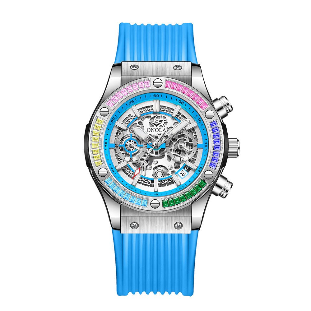 Men's Fashionable All-match Waterproof Multi-functional Quartz Watch | Luxury Home Accessories | Heulog Glow