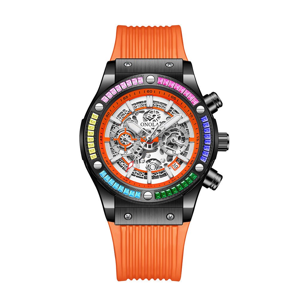 Men's Fashionable All-match Waterproof Multi-functional Quartz Watch | Luxury Home Accessories | Heulog Glow