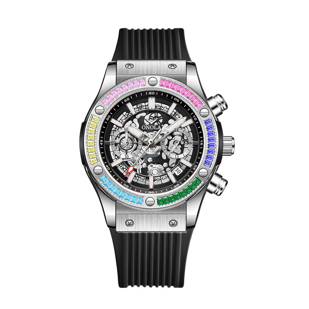 Men's Fashionable All-match Waterproof Multi-functional Quartz Watch | Luxury Home Accessories | Heulog Glow
