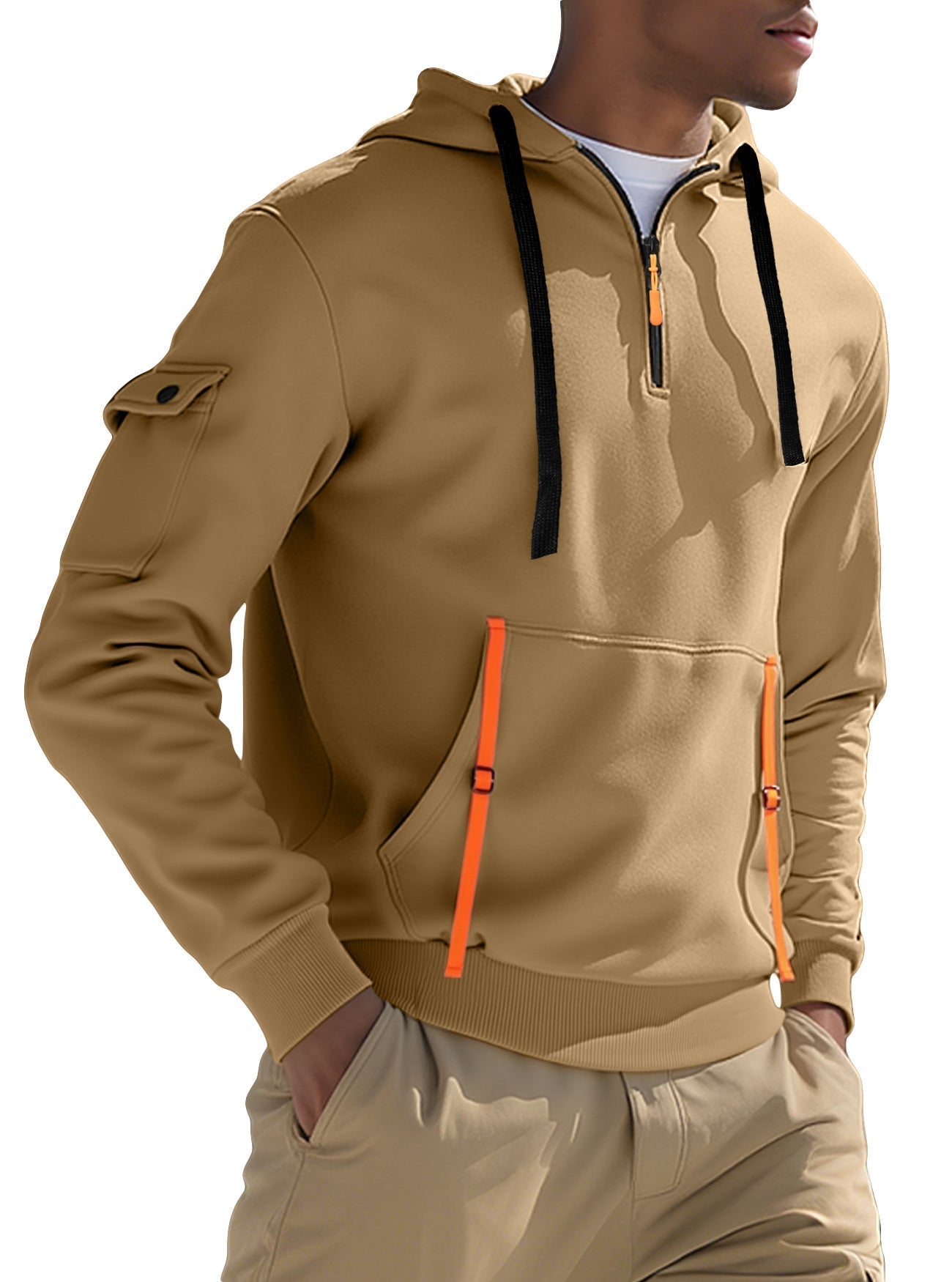 Men's Fleece-lined Casual Sweatshirt Fashion Hoodie | Luxury Home Accessories | Heulog Glow