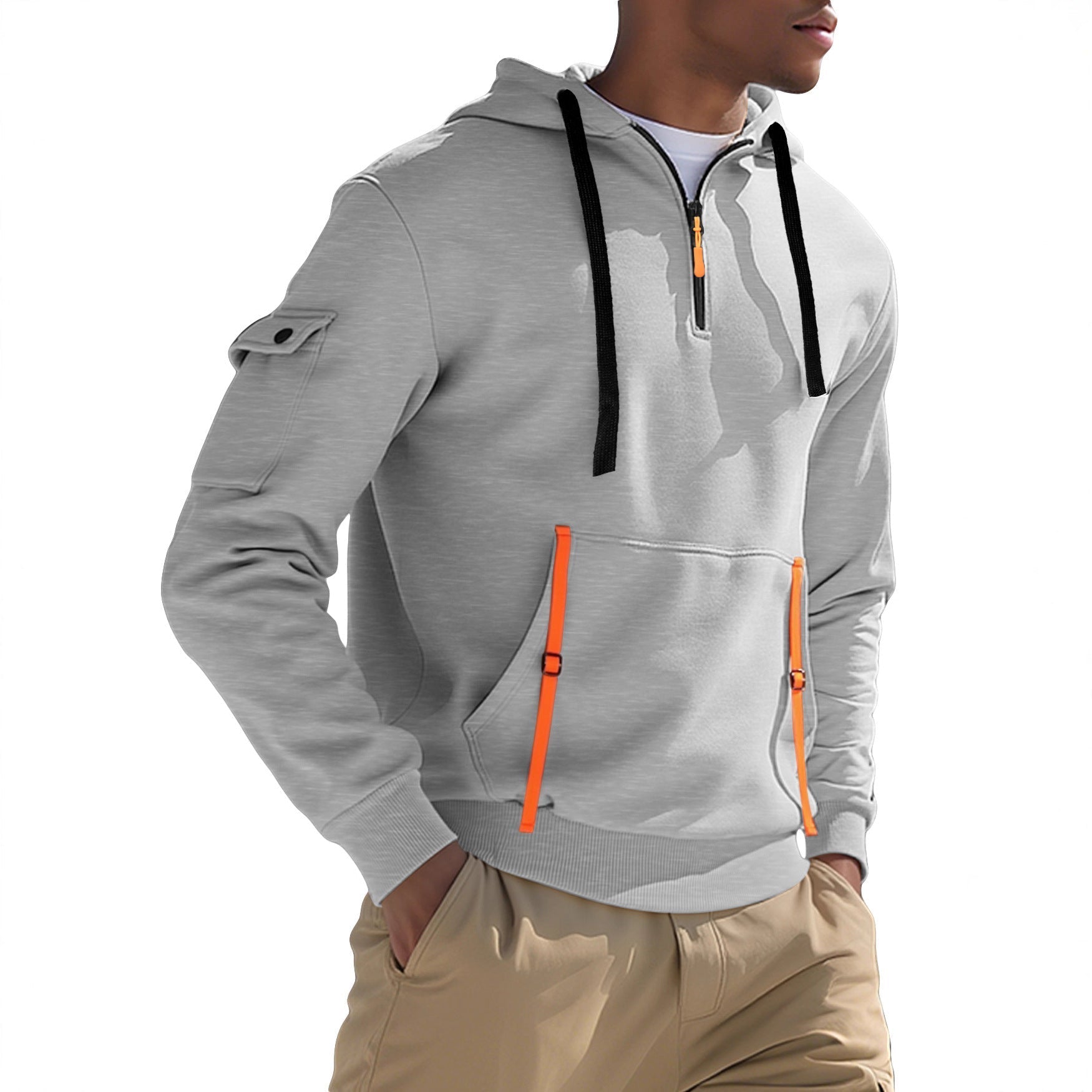 Men's Fleece-lined Casual Sweatshirt Fashion Hoodie | Luxury Home Accessories | Heulog Glow