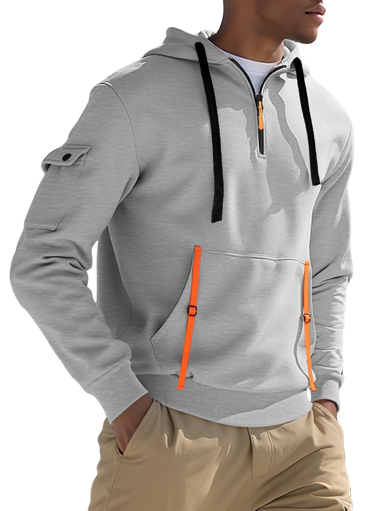 Men's Fleece-lined Casual Sweatshirt Fashion Hoodie | Luxury Home Accessories | Heulog Glow