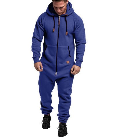 Men's hooded fleece jumpsuit | Luxury Home Accessories | Heulog Glow
