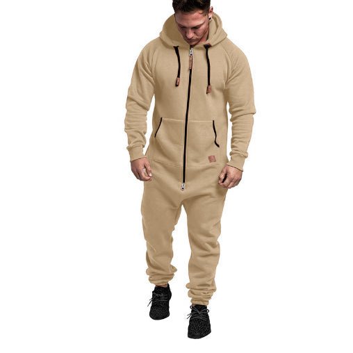 Men's hooded fleece jumpsuit | Luxury Home Accessories | Heulog Glow