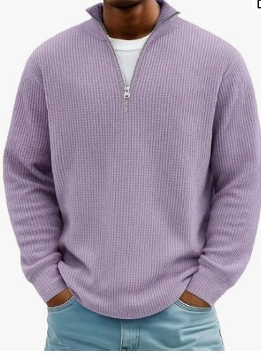 Men's Hoodie Waffle Knit Pullover | Luxury Home Accessories | Heulog Glow