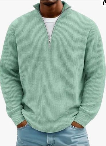 Men's Hoodie Waffle Knit Pullover | Luxury Home Accessories | Heulog Glow