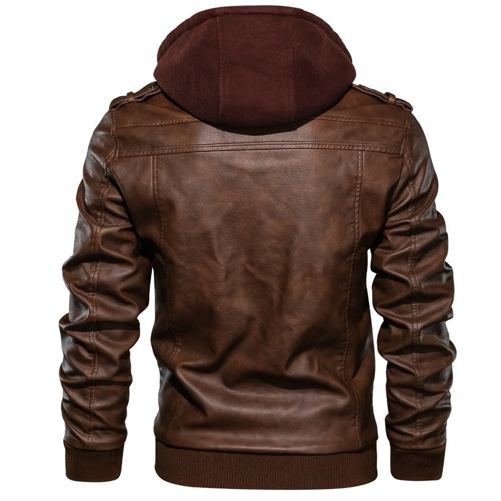 Men'S Jacket Coat Leather Pu Removable C Ap | Luxury Home Accessories | Heulog Glow