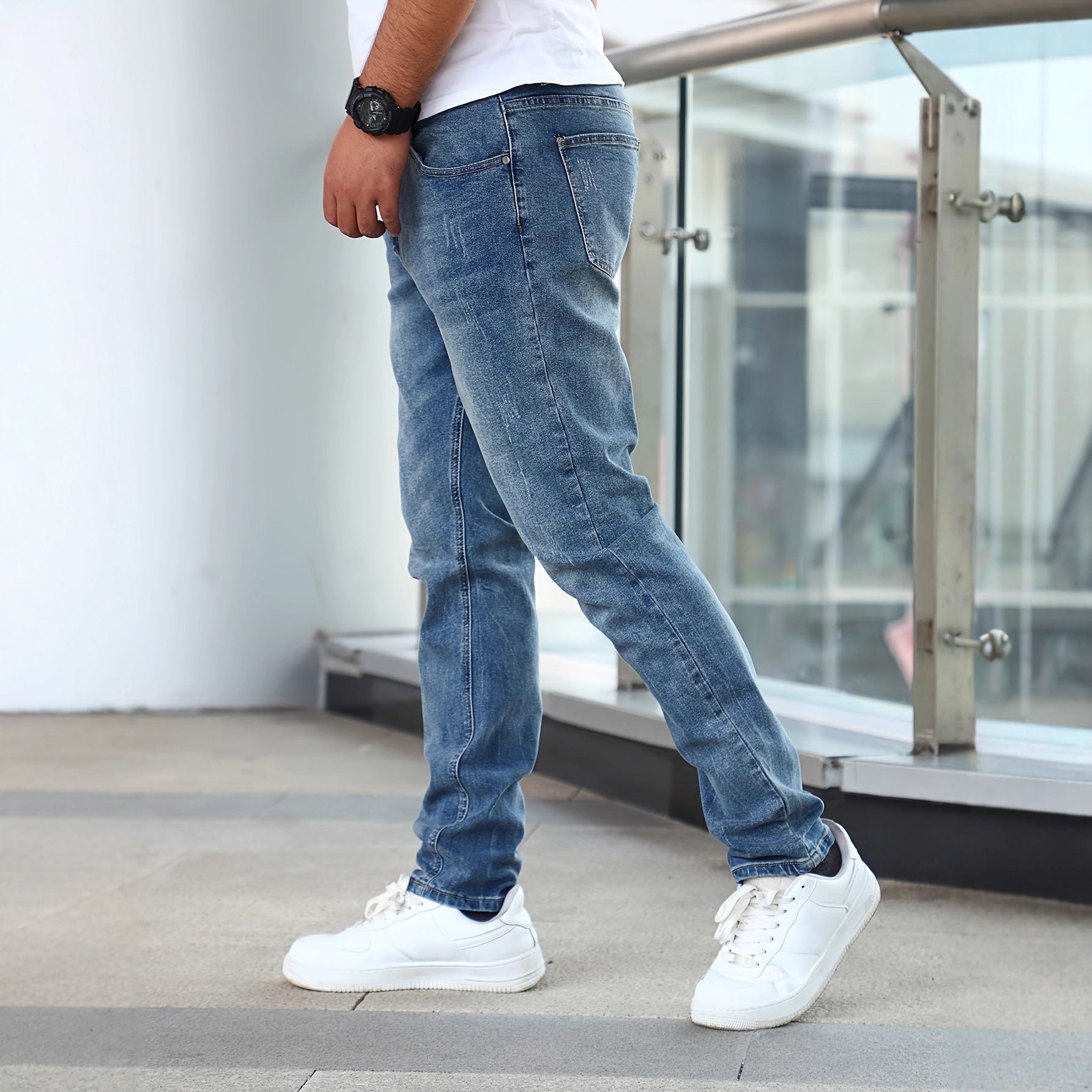 Men's Jeans Stretch Technology Slimming | Luxury Home Accessories | Heulog Glow