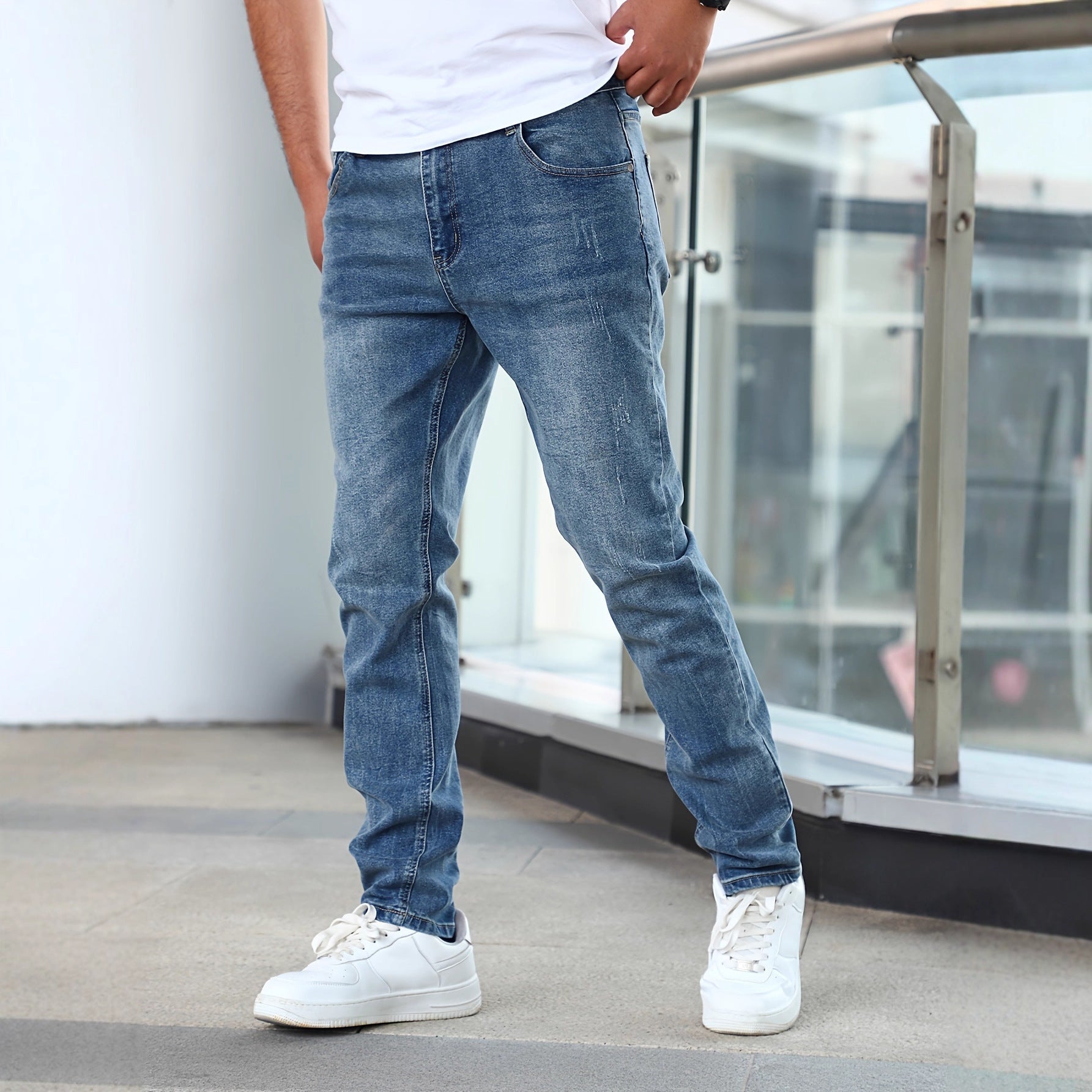 Men's Jeans Stretch Technology Slimming | Luxury Home Accessories | Heulog Glow