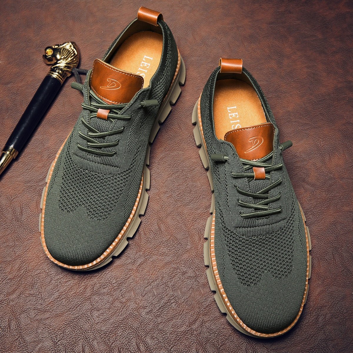 Men's Large Size Casual Shoes British Style | Luxury Home Accessories | Heulog Glow