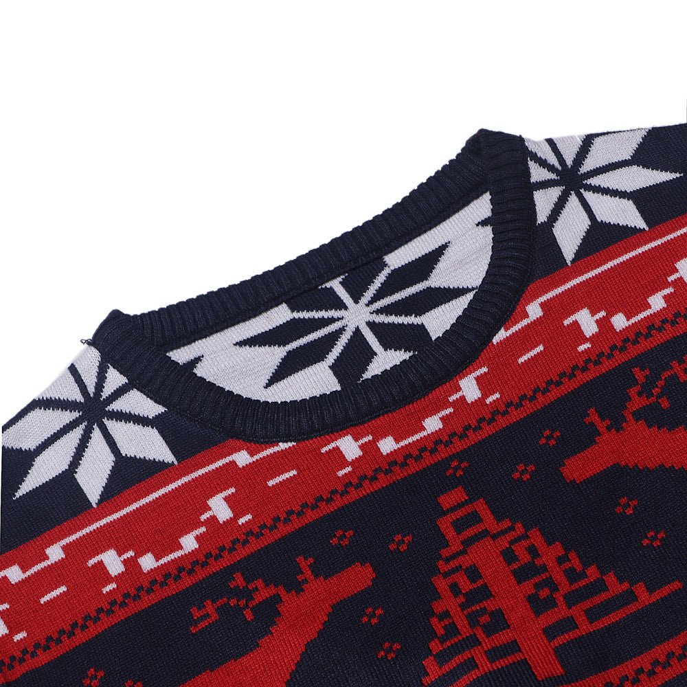 Men's Long Sleeve Fawn Polygon Sweater | Luxury Home Accessories | Heulog Glow