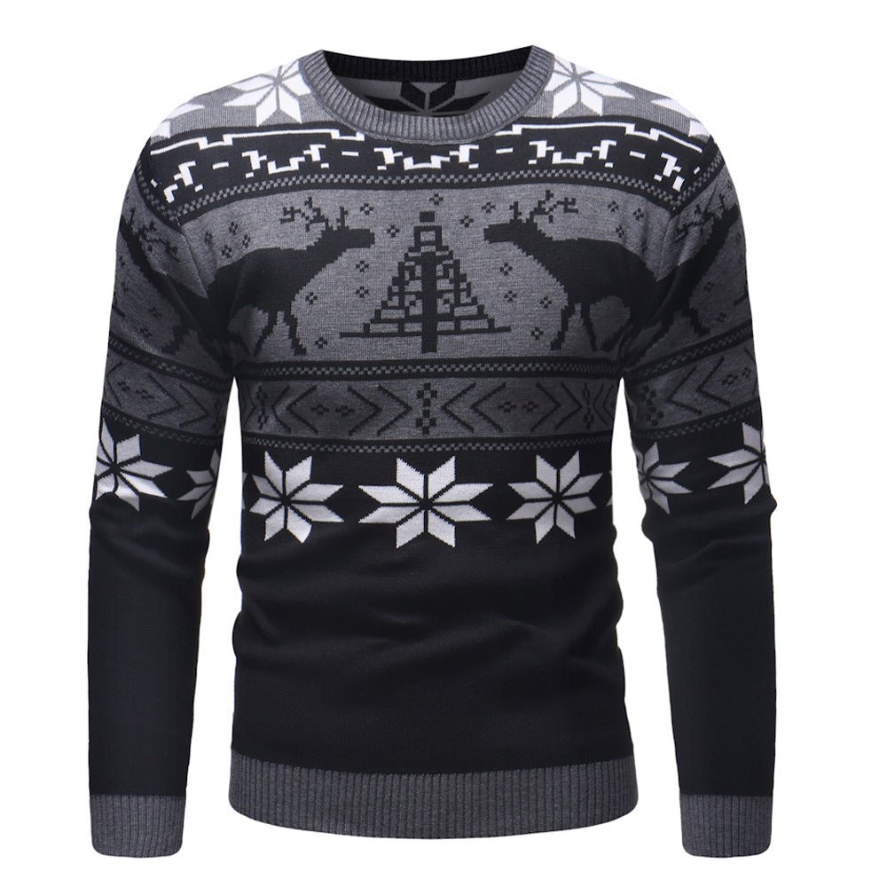 Men's Long Sleeve Fawn Polygon Sweater | Luxury Home Accessories | Heulog Glow