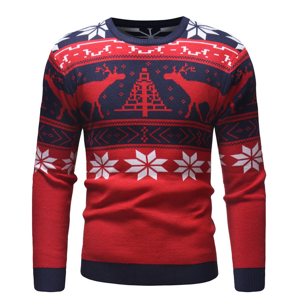 Men's Long Sleeve Fawn Polygon Sweater | Luxury Home Accessories | Heulog Glow