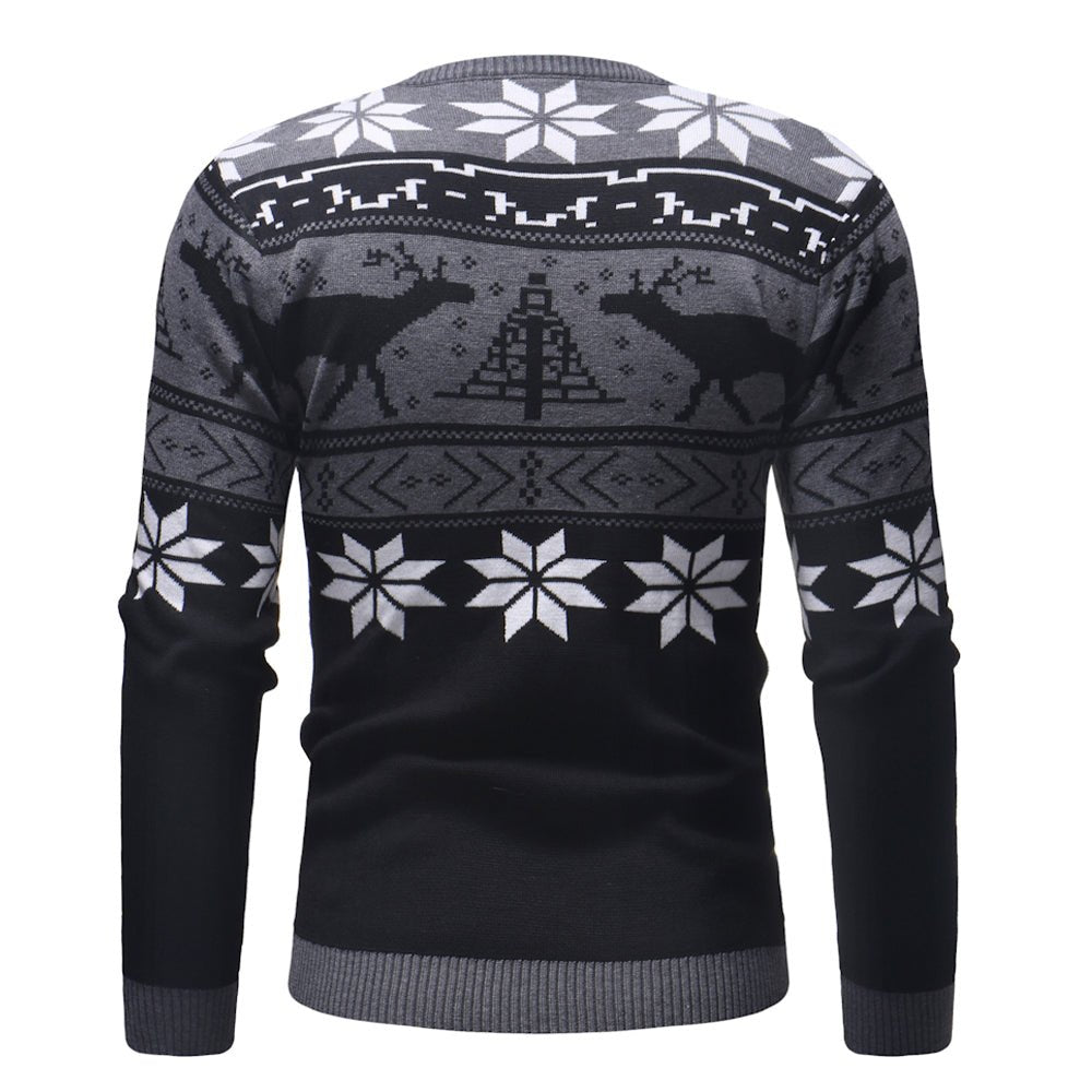 Men's Long Sleeve Fawn Polygon Sweater | Luxury Home Accessories | Heulog Glow