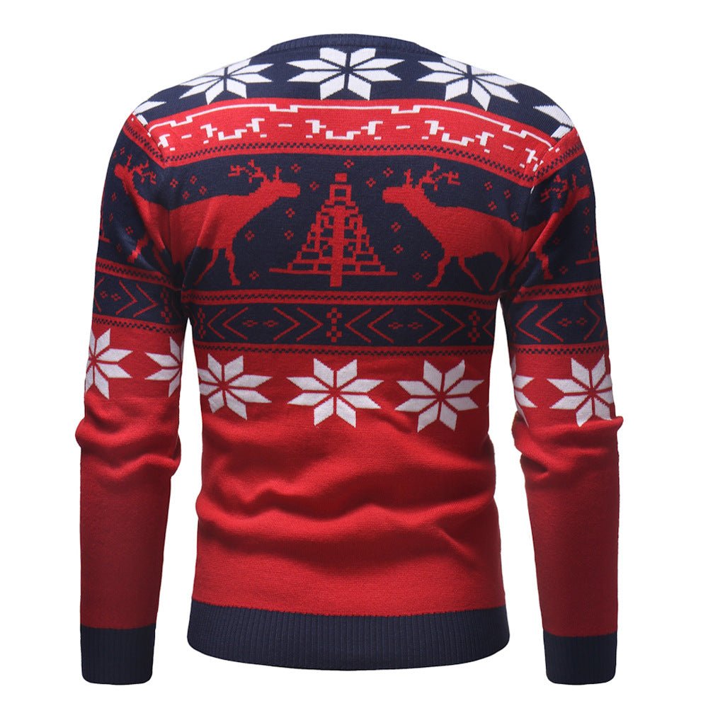 Men's Long Sleeve Fawn Polygon Sweater | Luxury Home Accessories | Heulog Glow