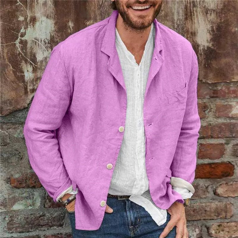 Men's Long-sleeved Shirts Versatile Casual Loose Jacket Top | Luxury Home Accessories | Heulog Glow