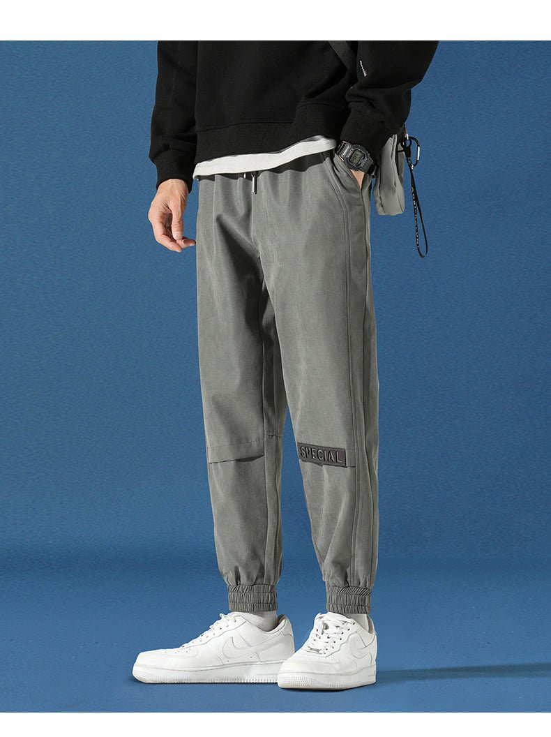 Men's Loose Reflective Beam Foot Athleisure Pants | Luxury Home Accessories | Heulog Glow