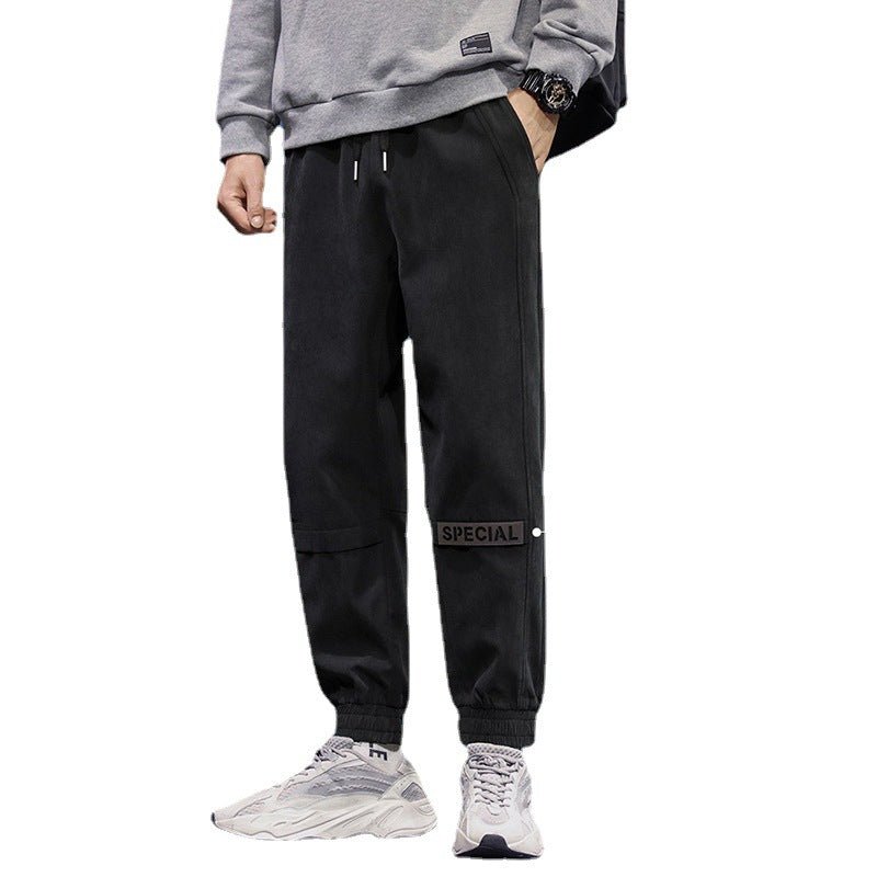 Men's Loose Reflective Beam Foot Athleisure Pants | Luxury Home Accessories | Heulog Glow
