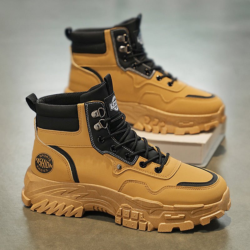 Men's Martin Boots Breathable High-top Work Shoes | Luxury Home Accessories | Heulog Glow