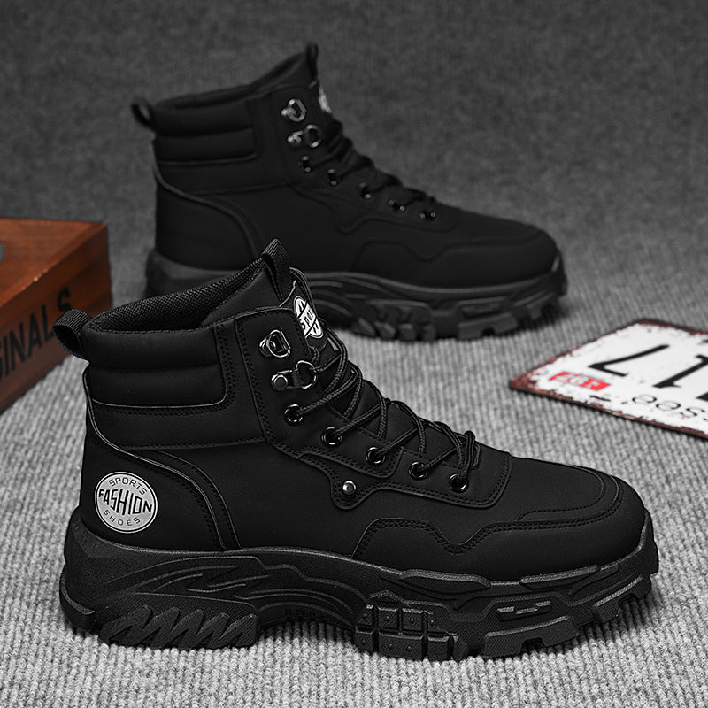 Men's Martin Boots Breathable High-top Work Shoes | Luxury Home Accessories | Heulog Glow