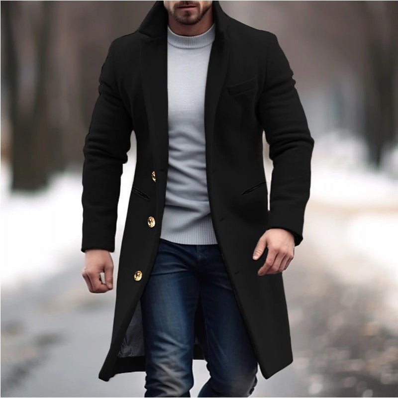 Men's Mid Length Trench Coat | Luxury Home Accessories | Heulog Glow