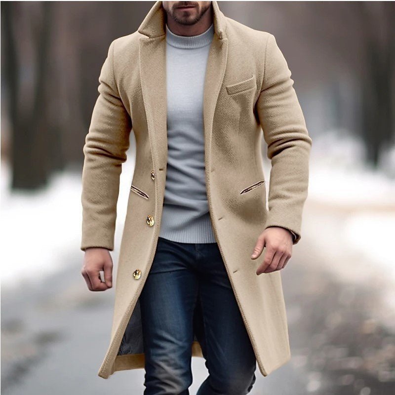 Men's Mid Length Trench Coat | Luxury Home Accessories | Heulog Glow