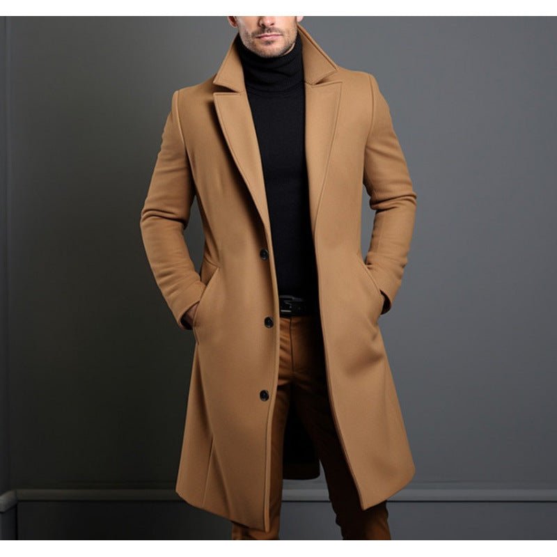 Men's Mid Length Trench Coat | Luxury Home Accessories | Heulog Glow