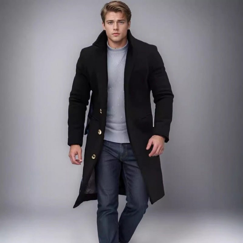 Men's Mid Length Trench Coat | Luxury Home Accessories | Heulog Glow