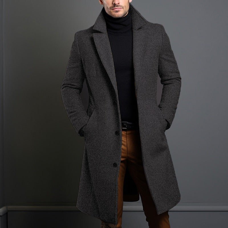 Men's Mid Length Trench Coat | Luxury Home Accessories | Heulog Glow