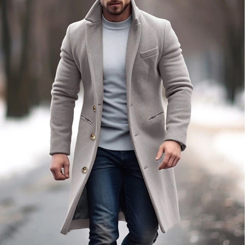 Men's Mid Length Trench Coat | Luxury Home Accessories | Heulog Glow