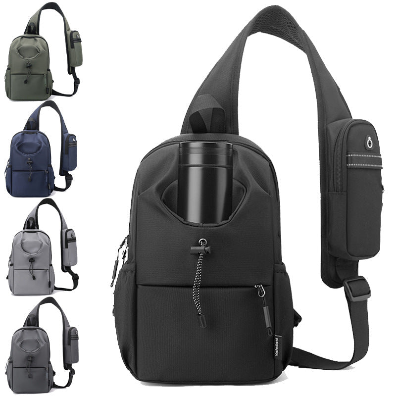 Men's Oxford Cloth Splash-proof Shoulder Crossbody Chest Bag | Luxury Home Accessories | Heulog Glow
