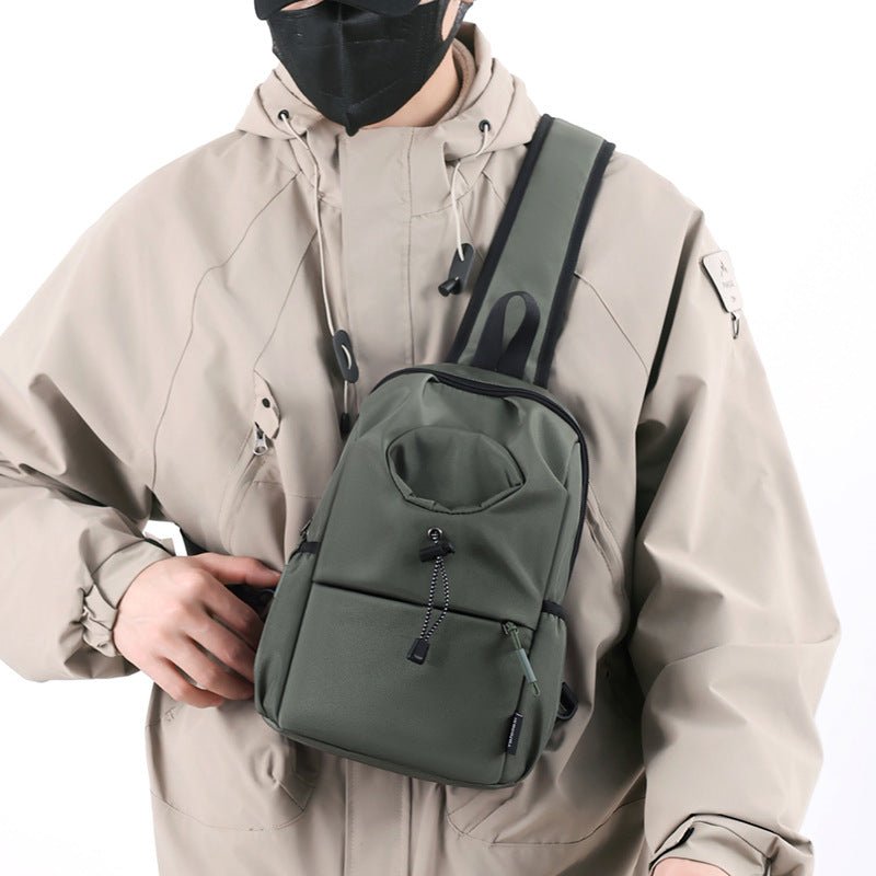 Men's Oxford Cloth Splash-proof Shoulder Crossbody Chest Bag | Luxury Home Accessories | Heulog Glow