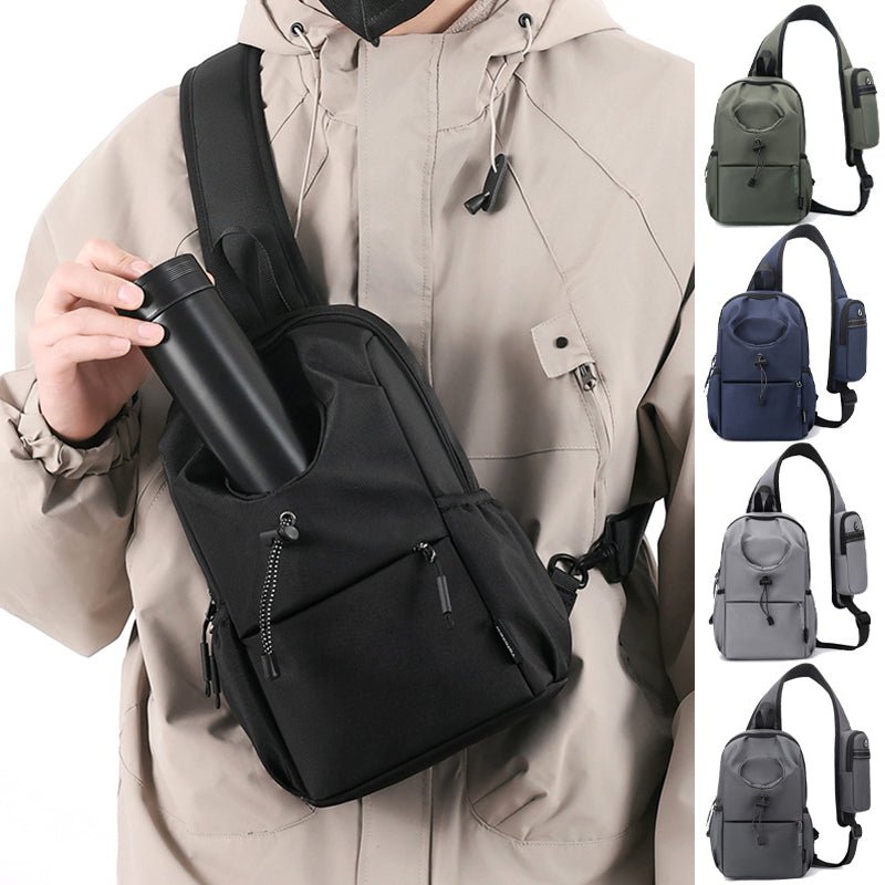 Men's Oxford Cloth Splash-proof Shoulder Crossbody Chest Bag | Luxury Home Accessories | Heulog Glow