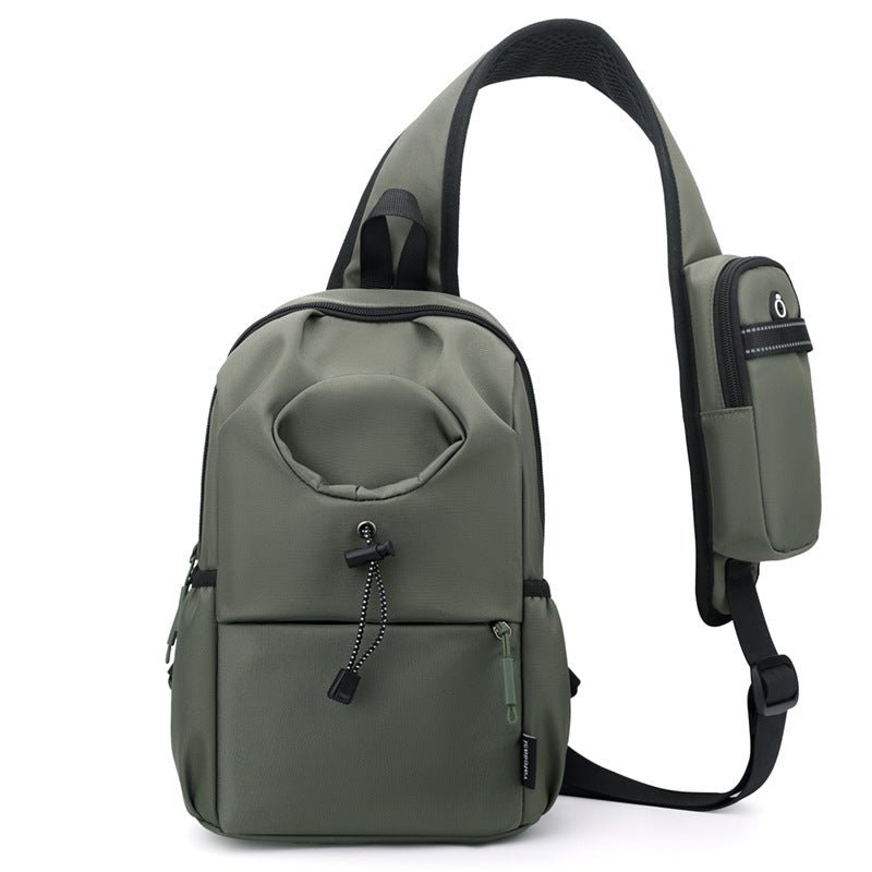 Men's Oxford Cloth Splash-proof Shoulder Crossbody Chest Bag | Luxury Home Accessories | Heulog Glow