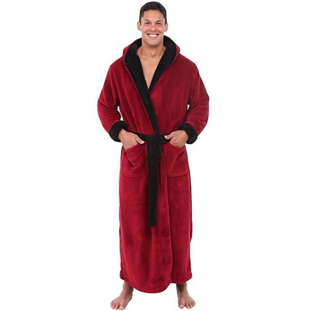Men's Pajamas Winter Solid Color Home Wear | Luxury Home Accessories | Heulog Glow
