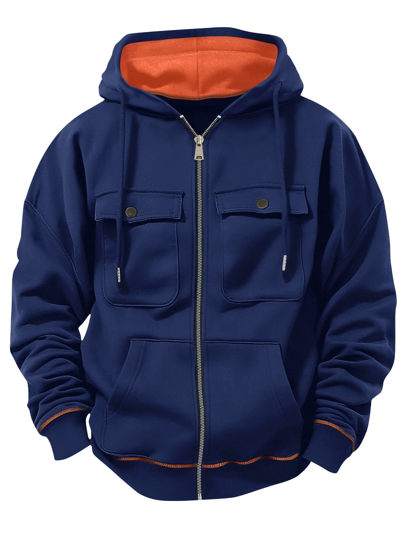 Men's Plus Size Casual Zipper Sweater | Luxury Home Accessories | Heulog Glow