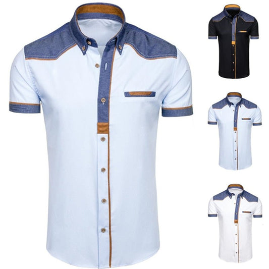 Men's professional size plus size short shirt | Luxury Home Accessories | Heulog Glow
