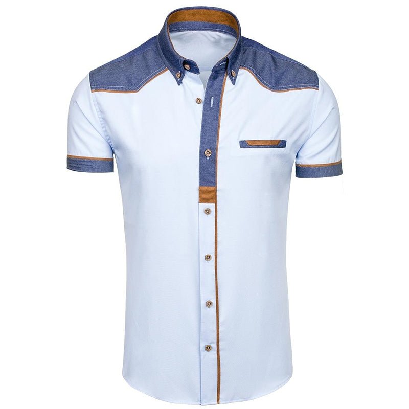 Men's professional size plus size short shirt | Luxury Home Accessories | Heulog Glow