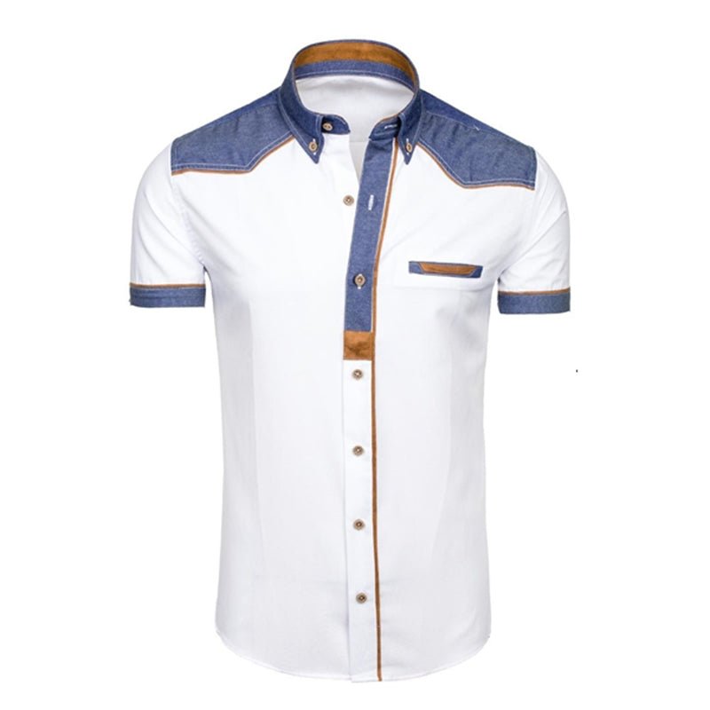 Men's professional size plus size short shirt | Luxury Home Accessories | Heulog Glow