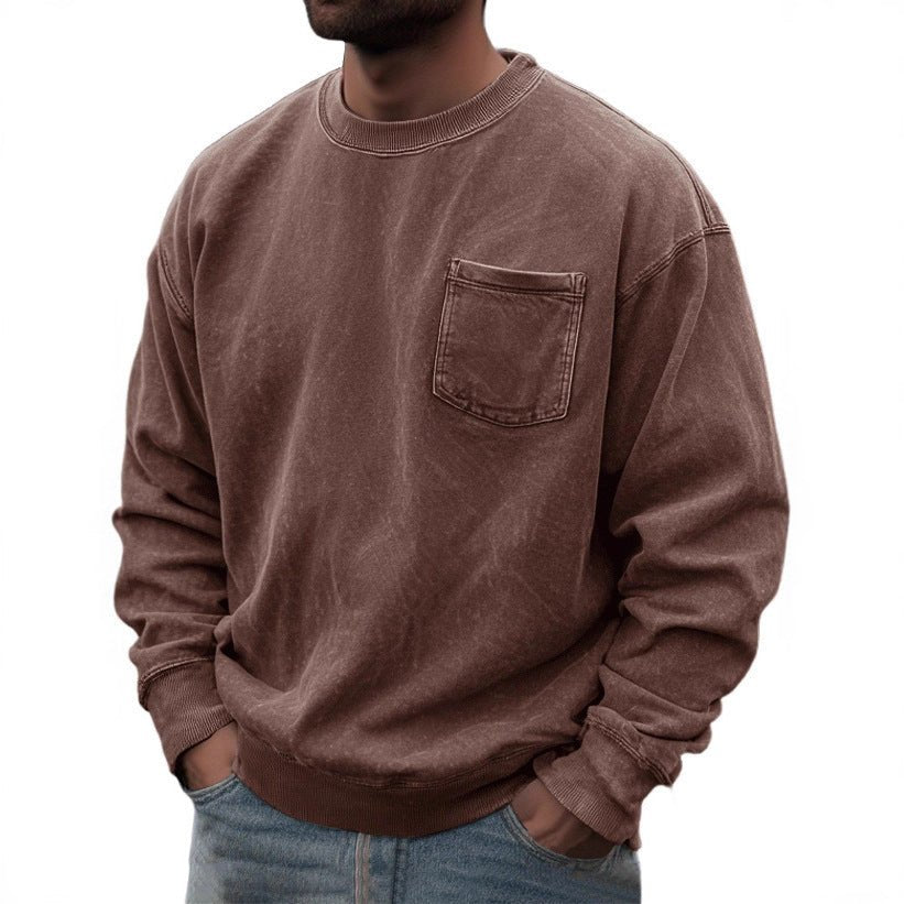 Men's Pullover Round Neck Long Sleeves Sweater | Luxury Home Accessories | Heulog Glow
